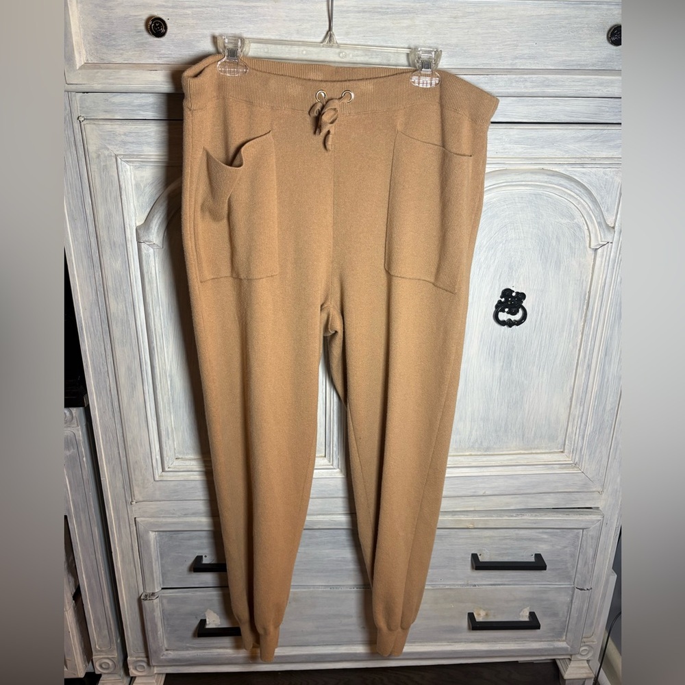 Women's Casual Tan Joggers